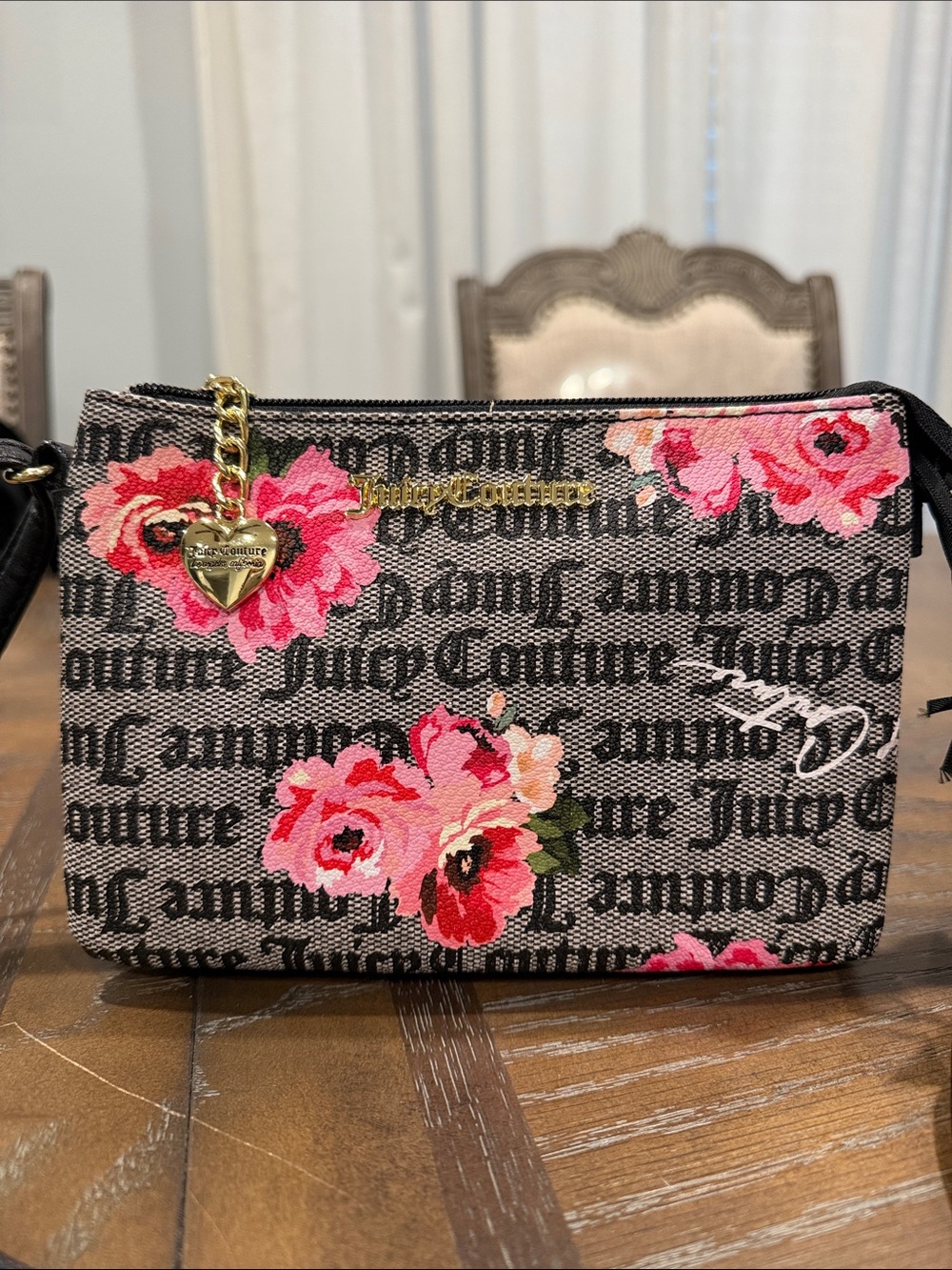 NWT Juicy Couture Petal Stat Crossbody Bag
